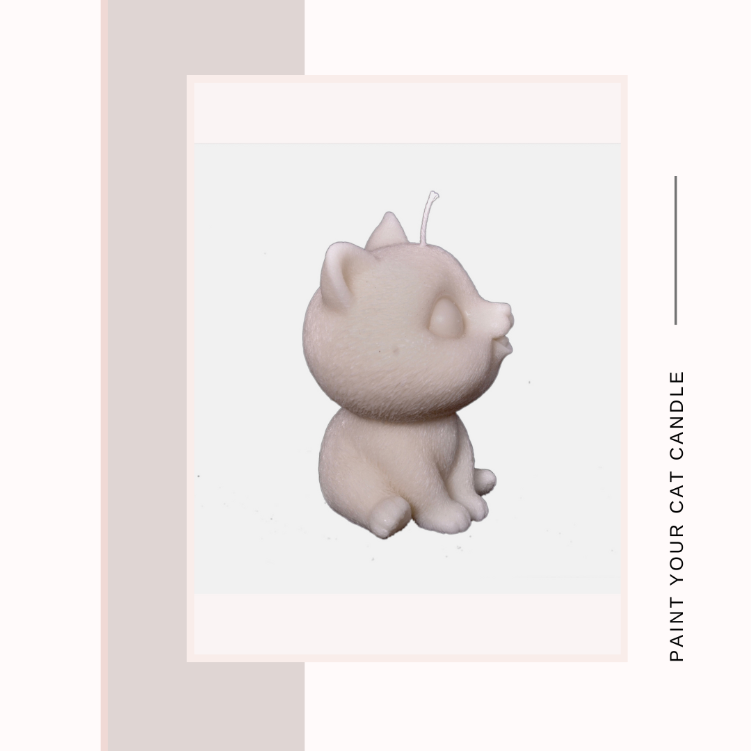 Cat Silhouette Candle